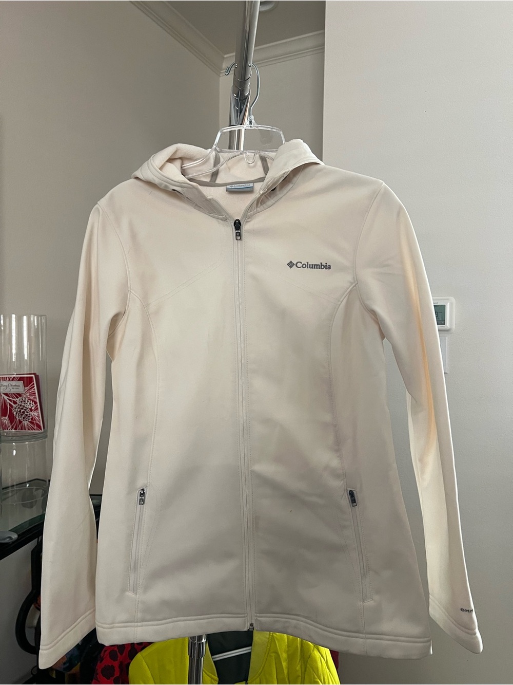 Columbia Women's Cream Hooded Softshell Jacket